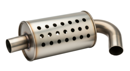 Isolated Car Muffler