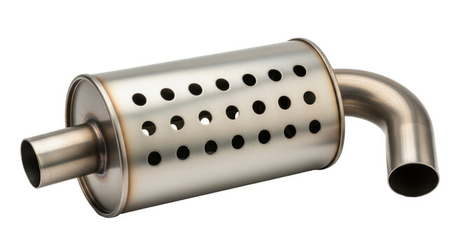 Isolated Car Muffler