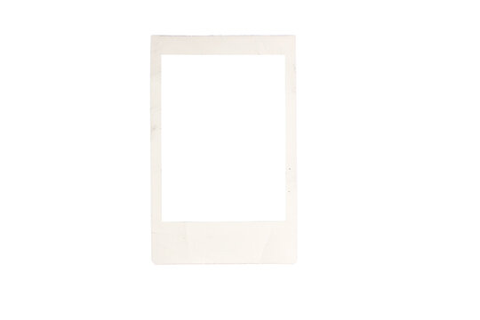 Vintage polaroid frame overlay