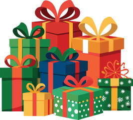 set of christmas gifts