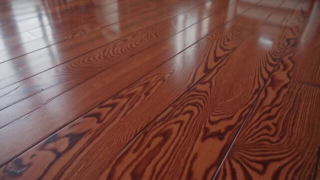 Flooring material made from red oak hardwood