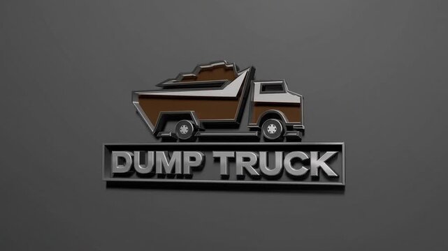 Pre-designed emblem layout for heavy goods vehicle enterprise