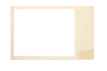 Vintage polaroid frame overlay