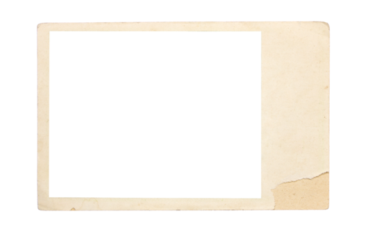 Vintage polaroid frame overlay