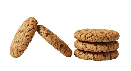 Isolated Cookies Pile