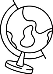 Globe geography school lesson supply