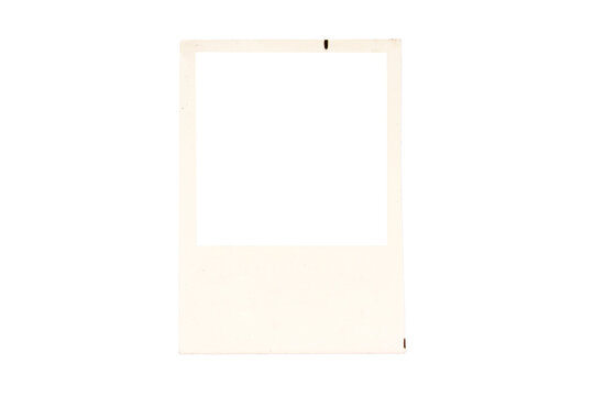 Vintage polaroid frame overlay