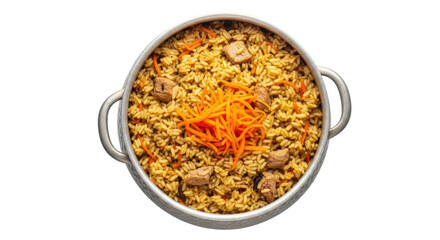 Isolated Uzbek Pilaf