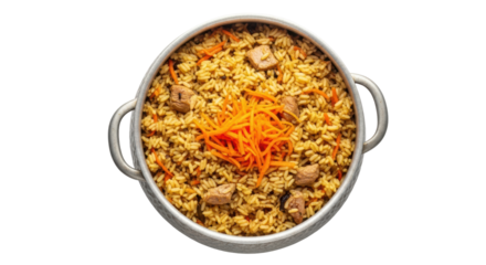 Isolated Uzbek Pilaf