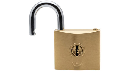 Naklejka premium Isolated Open Padlock