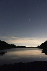 Fototapeta premium Starry Night Sky - Peak District - England - Derbyshire - United Kingdom