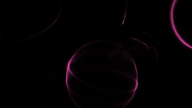 Organische violett leuchtende Zellstruktur, blasenf&ouml;rmige Viren & Bakterien in mikroskopischen Detailaufnahmen f&uuml;r Forschung & Wissenschaft, Biologie, Gesundheit, Infektion, Immunsystem, Medizin