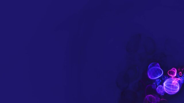 Organische violett leuchtende Zellstruktur, blasenf&ouml;rmige Viren & Bakterien in mikroskopischen Detailaufnahmen f&uuml;r Forschung & Wissenschaft, Biologie, Gesundheit, Infektion, Immunsystem, Medizin
