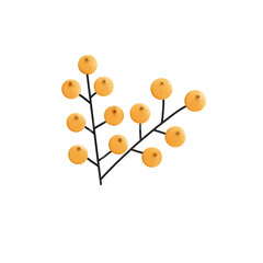 Christmas yellow berries