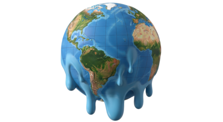 Isolated Melting Earth