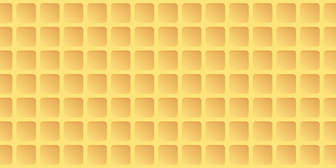 Background geometric shapes Waffle and cone texture Rounded square seamless pattern food