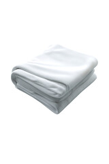 Folded white sheet, smooth, clean