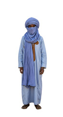 A Tuareg man in the desert