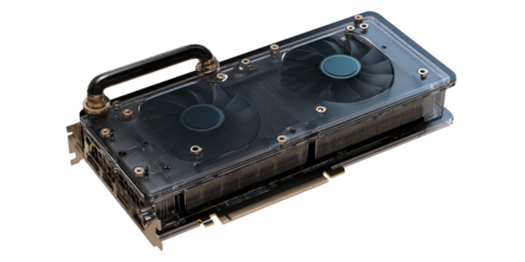 Advanced graphic card with custom cooling system
