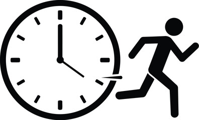 Running out of time icon