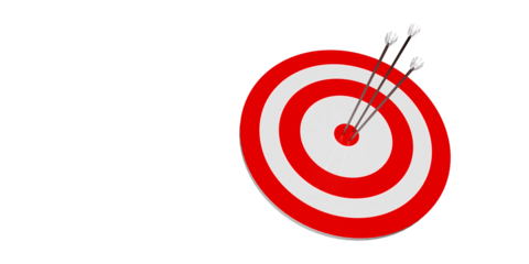 Target with arrow target focus symbol sign shoting target goal achieve