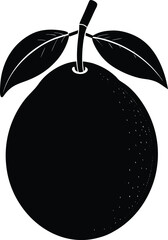 Apple fruit vector illustration with a green leaf, a fresh, ripe, and sweet symbol of healthy food and nature