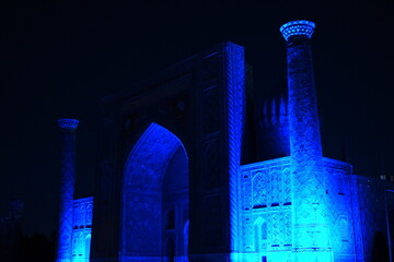 Registan Square in Samarqand, Uzbekistan - ウズベキスタン サマルカンド レギスタン広場