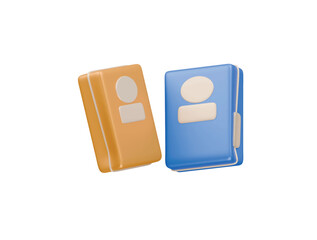 cereal box icon 3d illustration render