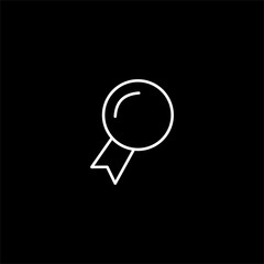 Award Trophy Icon with representing Achievement and Victory in a Minimalist Design with Clean Lines. Pixel-Perfect Precision and Editable Strokes for UI/UX Vector Icons