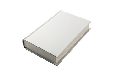 Blank paperback book mockup isolated on transparent background for creative design projects transparent background