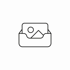 mail image icon sign vector