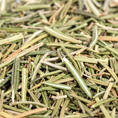 Close-up of dried, chopped herbs