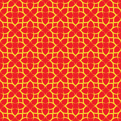 Floral geometric seamless pattern. Hexagonal Geometric Pattern Abstract Background.