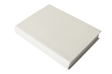 Closed generic blank book cut out. template mock up