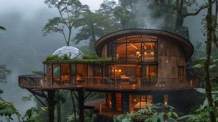 Unique treehouse hotel offers an immersive rainforest experience for guests