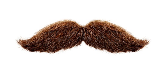 Vintage Mustache PNG Transparent, Classic Gentleman Moustache Isolated Clipart