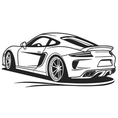 Fototapeta premium set of premium luxury escort garage showroom services, car wash and auto detailing logo vectors 
