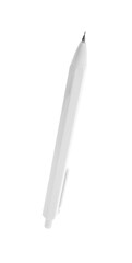 One modern mechanical pencil isolated on white