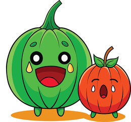 Tomato cartoon character