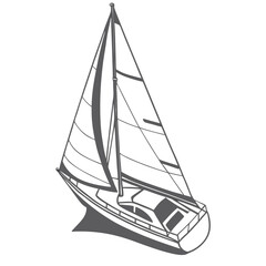 Illustration of a sailboat