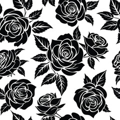 Elegant seamless floral pattern featuring delicate roses in soft pastel colors perfect for decorative backgrounds and textile design