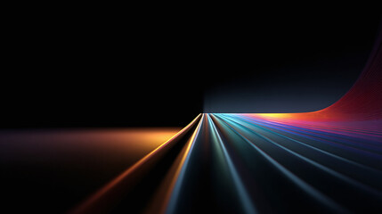 abstract colorful tech lines background