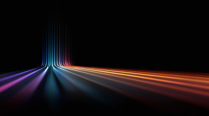abstract colorful tech lines background