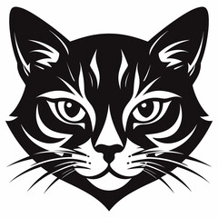 Cat Silhouette Vector Illustration