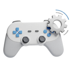 simple 3d gaming console icon no background