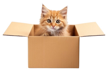 Fototapeta premium PNG Cardboard box mammal animal.