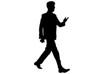 歩くビジネスマン