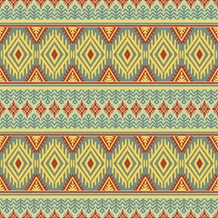 ikat pattern ,sameless pattern in autumn colors