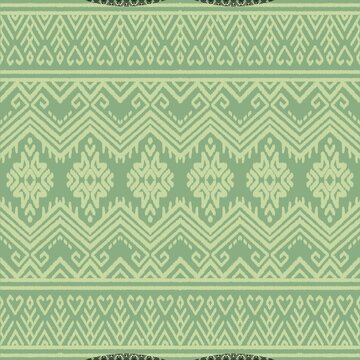ikat pattern ,sameless pattern in autumn colors