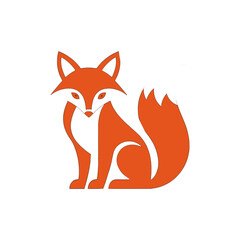 Obraz premium Fox illustration on transparent background